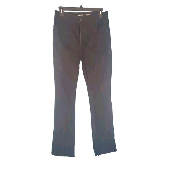 Old Navy Sz 6 Jeans Extra High Rise Kicker Bootcut Button Fly  Black - Picture 1 of 12
